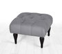 Atelier Del Sofa Puf Bohemio Floral - Gris
